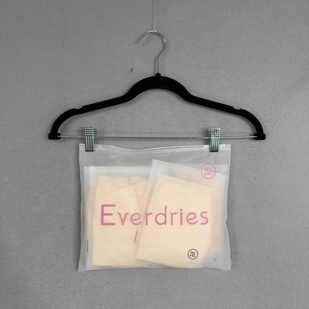 Everdries Panties Womens 2XL Beige Leak Proof Underwear Intimates 5 pack